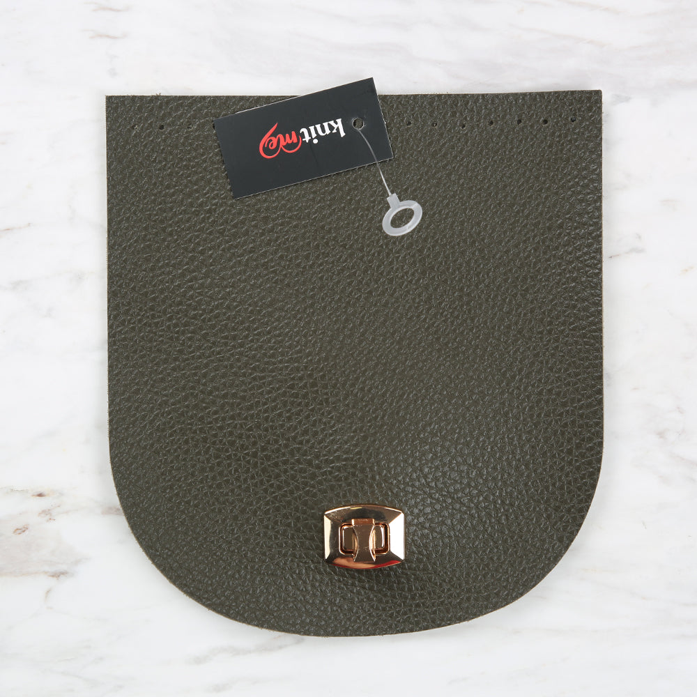 Knitme Kilitli Kapak 18x20 cm Haki BA-0021